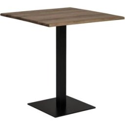 House Nordic Mesa cuadrada de madera y acero l70 cm