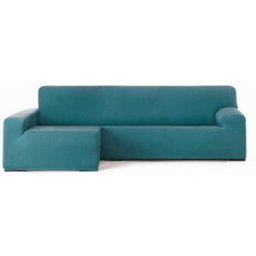 Eysa Funda de sofá chaise longue bielástica izquierda verde 250 - 310 cm