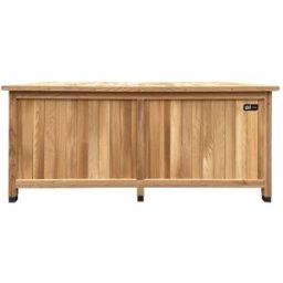 Axi Cofre de jardín m de madera marrón - cofre para cojines de exterior