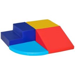 Homcom Bloques de espuma 45.5x45.5x25 cm multicolor