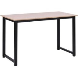 Homcom Mesa de ordenador 120x60x76 cm roble