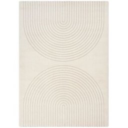 Un amour de tapis Alfombra de salón, diseño sobre tono, crema 160x220