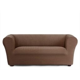 Eysa Funda de sofá 2 plazas chester/klippan bielástica marrón 70 - 130 cm