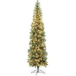 Giantex Árbol de Navidad medio decoración navideña verde 210 cm