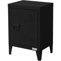 ML-Design Archivador de oficina metalico negro 40x30x57,5cm
