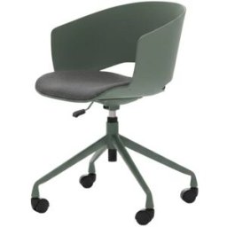 MondoViro Silla de oficina giratoria verde 60x53 cm 80/86h