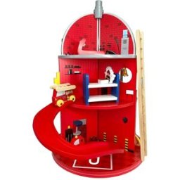 Teamson Estación de bomberos de juguete, 59cm, roja