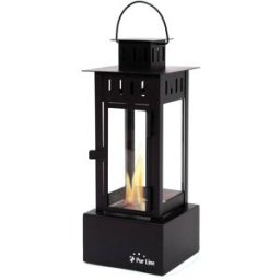 Purline Biochimenea en forma de farolillo de 1000W en acero inoxidable