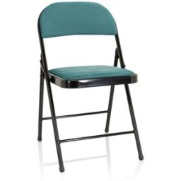 hjh OFFICE Silla de tela turquesa
