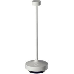LUMISKY Lámpara de mesa inalámbrica blanco h25cm