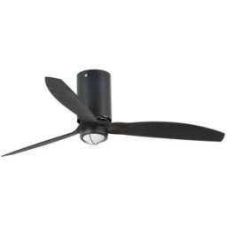 FARO BARCELONA Ventilador con luz abs negro mate 128x128x32.4 cm