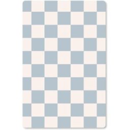 Decochic Alfombra de juego infantil cuadros azul 85x130cm