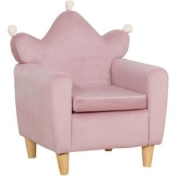 Homcom Sillón infantil 50x42x58 cm rosa