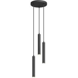 Arcchio Lámpara de techo de aluminio negro