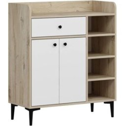 Venprodin Gabinete reyna multiusos 2 puertas color blanco