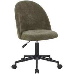 sweeek Silla de oficina con ruedas , verde kaki