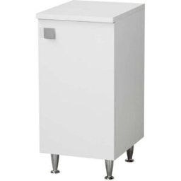 The white stone mueble bajo 1 puerta derecha blanco fresno