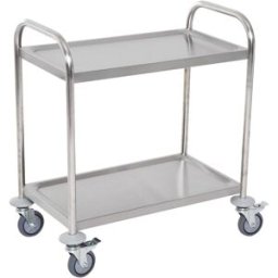 Homcom Carrito de cocina 80x45x82 cm plata