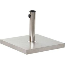 NIYLO Base de sombrilla de acero inoxidable 45x45x35 cm