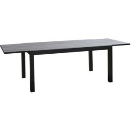 BERAH GETAH Mesa de exterior extensible de aluminio para 6/10 pers.