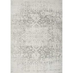 Livabliss Alfombra vintage oriental gris/blanco 160x220