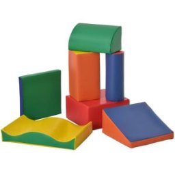 Homcom Bloques de espuma 60x40x11 cm multicolor