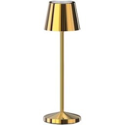LUMISKY Lámpara de mesa inalámbrica dorado h25cm