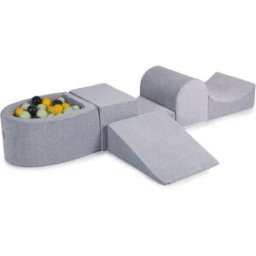 MeowBaby Parque infantil - bloques de escalada con piscina de bolas para niños