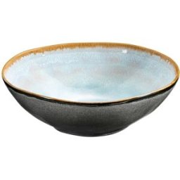 Medard de Noblat Plato de sopa (x6) gres azul claro