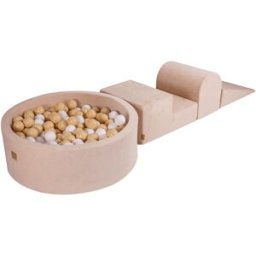 MeowBaby Parque infantil - bloques de escalada con piscina de bolas para niños