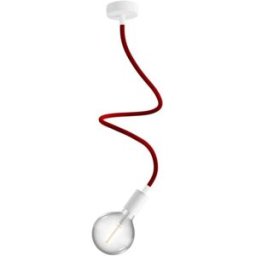 Creative Lámpara de techo articulada de luz difusa color blanco 90 cm
