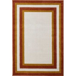Nazar Alfombra de interior gráfica a rayas 150x220 cm
