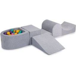 MeowBaby Parque infantil - bloques de escalada con piscina de bolas para niños