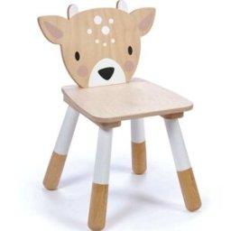 Tender Leaf Toys Silla infantil de madera ciervo de 30 x 30 x 47,5 cm