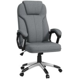Vinsetto Silla de oficina 66x75x120 cm gris