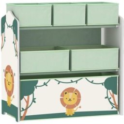 AIYAPLAY Estantería infantil 63x30x66 cm verde