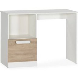 HOMN Mesa de escritorio 1 puerta color blanco