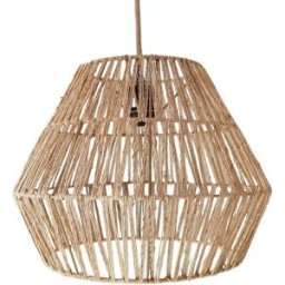 Wonderlamp Pantalla estilo natural para lámpara de techo elaborado con algas ø30