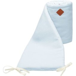 Sevira Kids Protector de cuna reversible para bebé nido de abeja