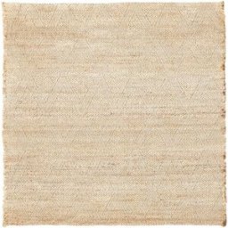 house doctor Alfombra de fibra natural beige 180x180 cm