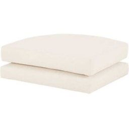 Decowood Puf blanco roto 96x78cm