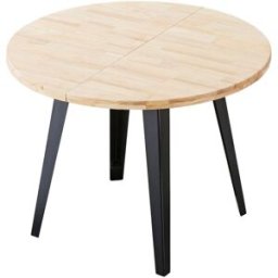 Home Heavenly Mesa comedor redonda extensible hasta 180 cm para 8 comensales