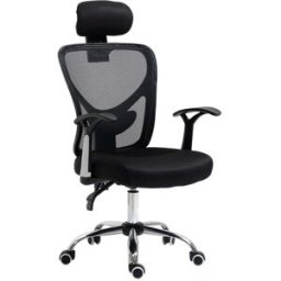 Vinsetto Silla de oficina 62x67x118 cm negro