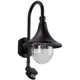 Lindby Lámpara de pared exterior de aluminio negro