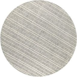 Wecon Home Alfombra redonda gris y crudo diseño tuftado a mano en relieve 200 rd