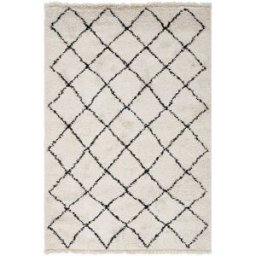 Carpet Living Alfombra de decoración en tela blanca 160x230cm