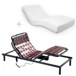 Reca Bedding Cama eléctrica con colchón de espuma viscoelástica 2x100x200 cm