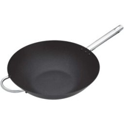MasterClass Wok 35,5cm en acero al carbono negro
