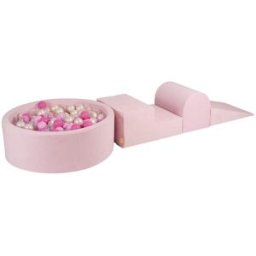 MeowBaby Parque infantil - bloques de escalada con piscina de bolas para niños