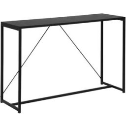 sweeek Consola de metal, 120cm, negro